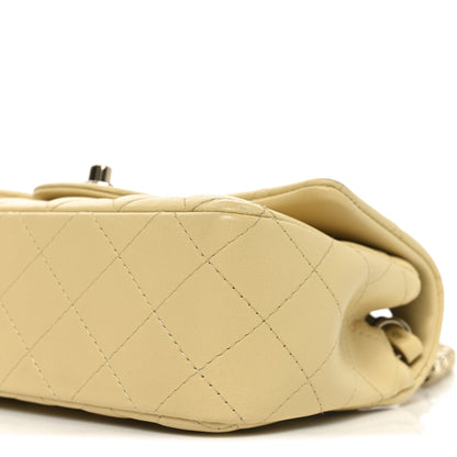 Chanel Lambskin Quilted Mini Rectangular Flap Light Yellow 10 of 11