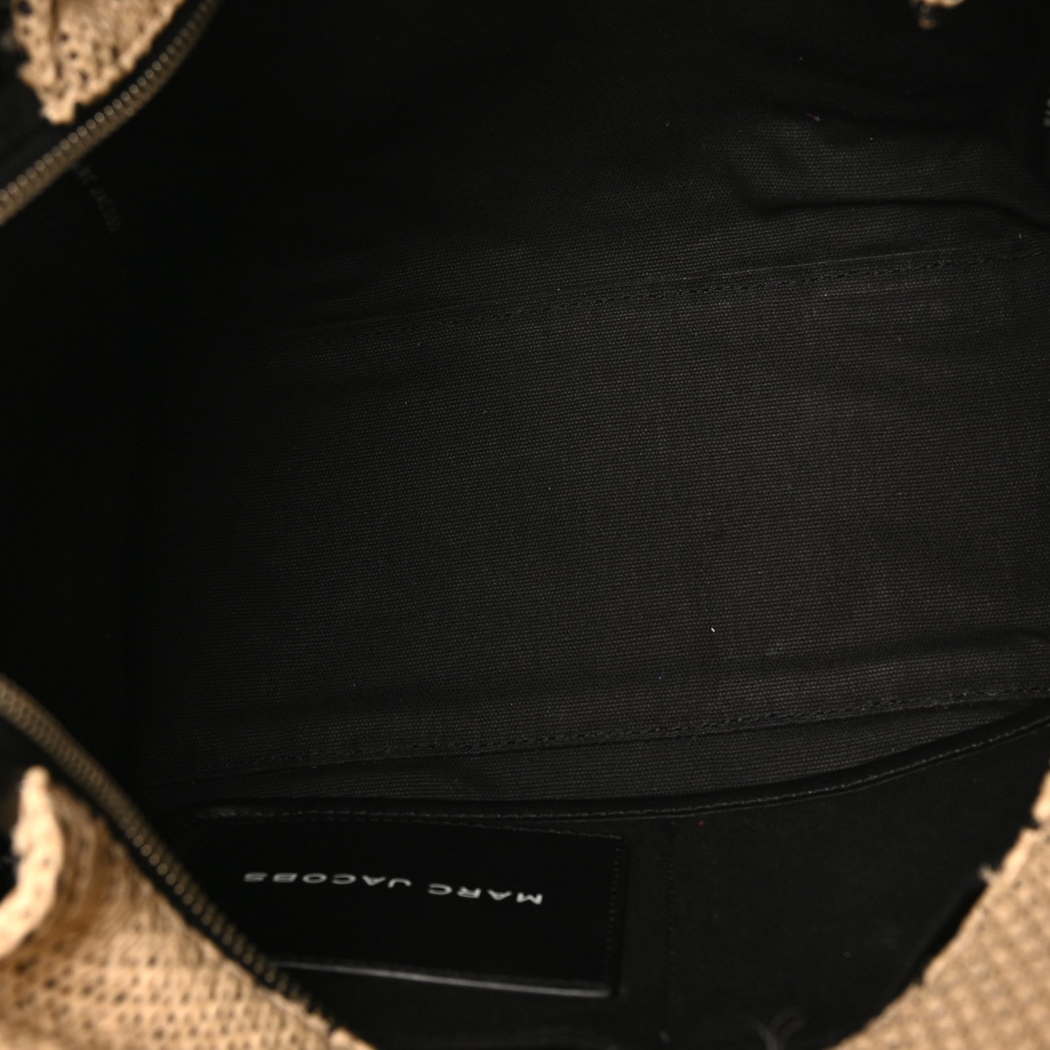 Marc Jacobs Straw Jacquard Medium The Traveler Tote Bag Natural 5 of 9