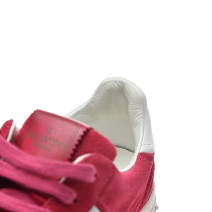 Valentino Garavani Suede Flycrew Sneakers 37 Pink 16 of 17