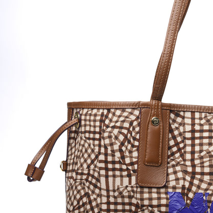 MCM Visetos Medium Liz Reversible Shopper Tote Cognac 17 of 17