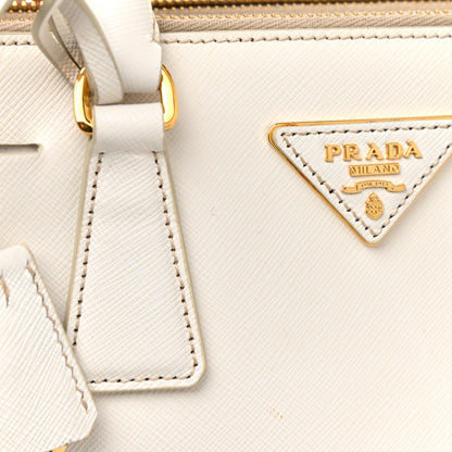 Prada Saffiano Lux Small Galleria Double Zip Tote White 17 of 17
