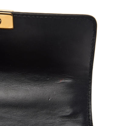 Gucci Guccissima Small Padlock Shoulder Bag Black 7 of 9