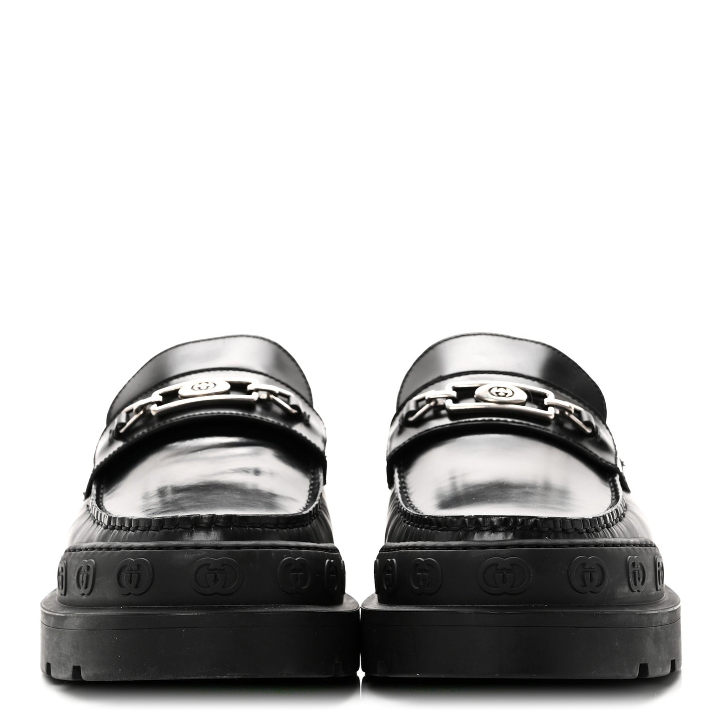 Sherlin Millennial Ribot Mens Platform Loafers 10 Black