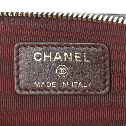Chanel Caviar Quilted Zip Card Holder Wallet Black 6 of 9