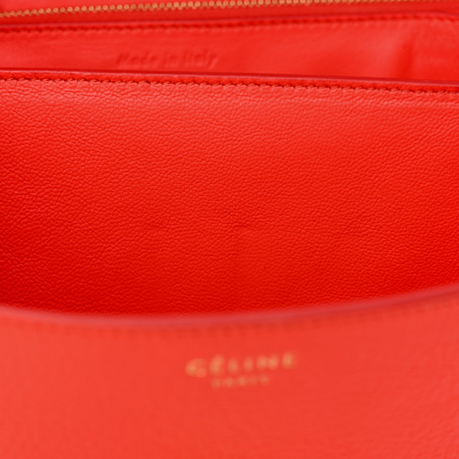 Celine Goatskin Medium Classic Box Flap Bag Alizarin 12 of 15