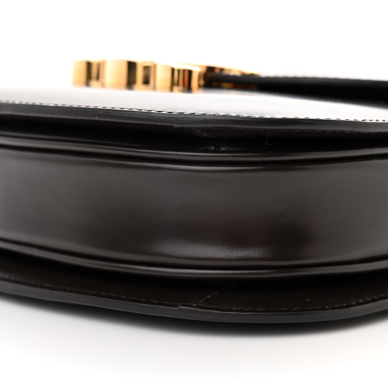 Celine Shiny Calfskin Teen Besace Brown 10 of 10