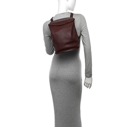 Hermes Taurillon Clemence Sherpa Backpack Rouge H 2 of 13