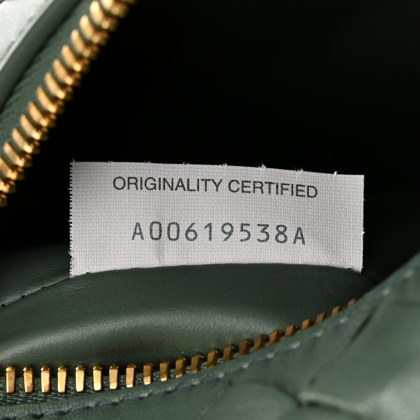 Calfskin Nappa Intrecciato Candy Wallace Aloe