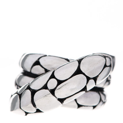 John Hardy Sterling Silver Kali Twist Ring 55 7.25 1 of 6