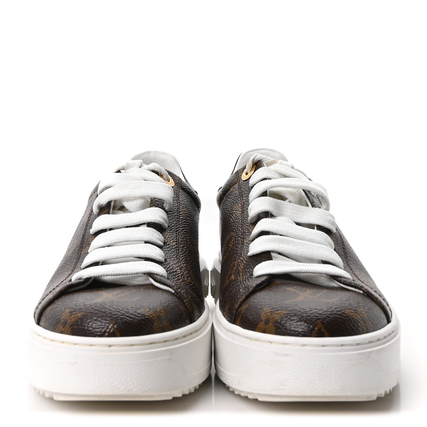 Louis Vuitton Monogram Time Out Sneakers 37.5 3 of 10