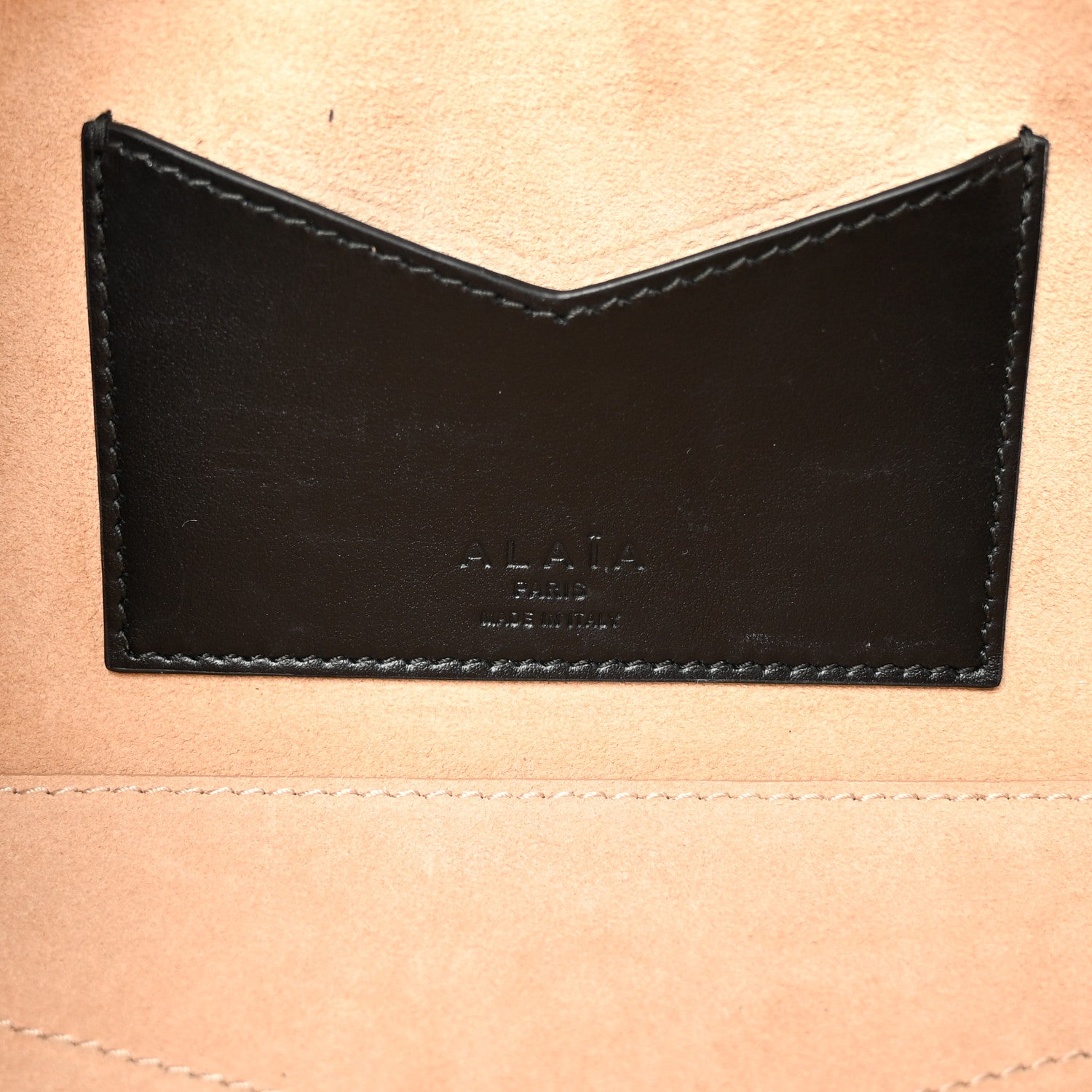 Alaia Canvas Calfskin Medium Le Teckel Bag Ecru 7 of 11