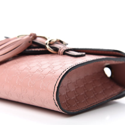 Gucci Microguccissima Mini Emily Shoulder Bag Soft Pink 7 of 10