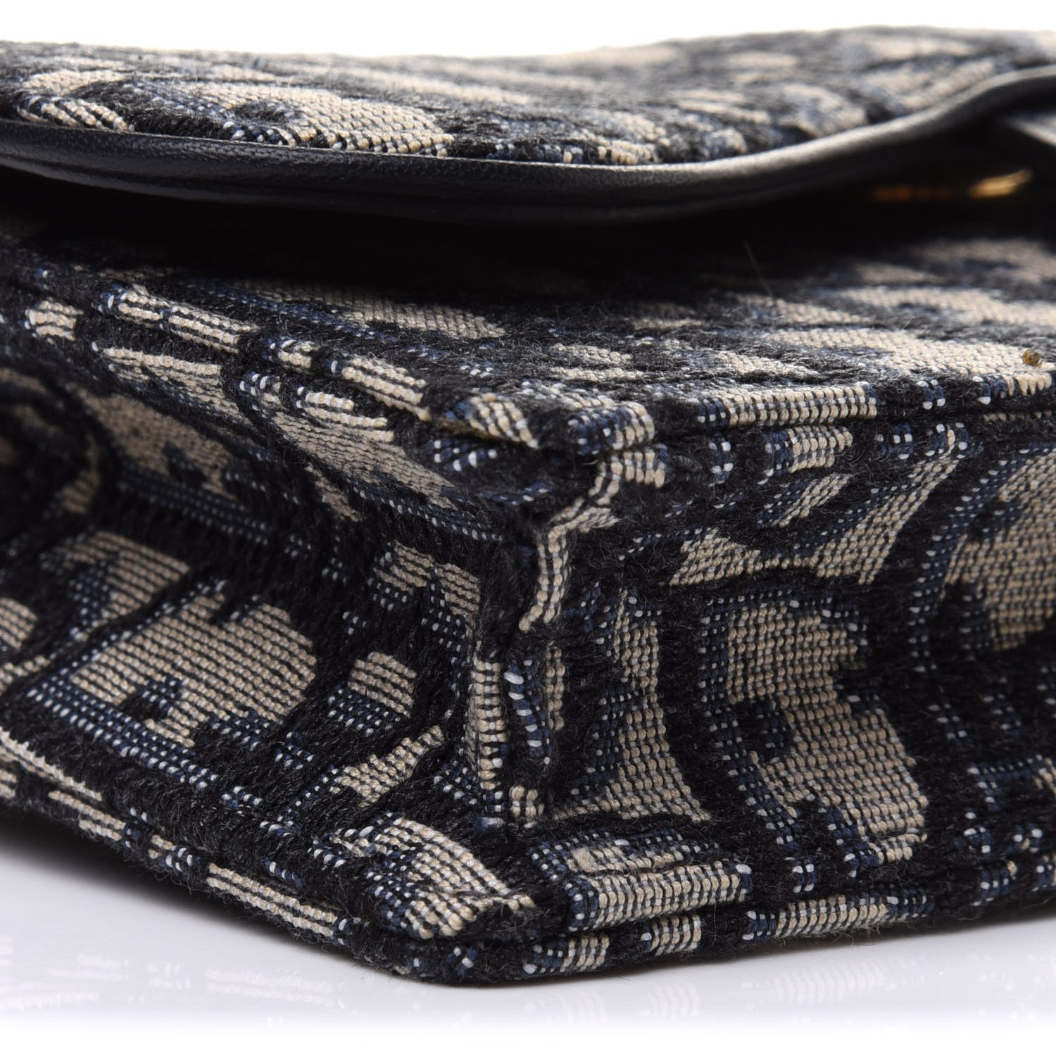 Christian Dior Oblique Saddle Belt Bag Blue 8 of 10
