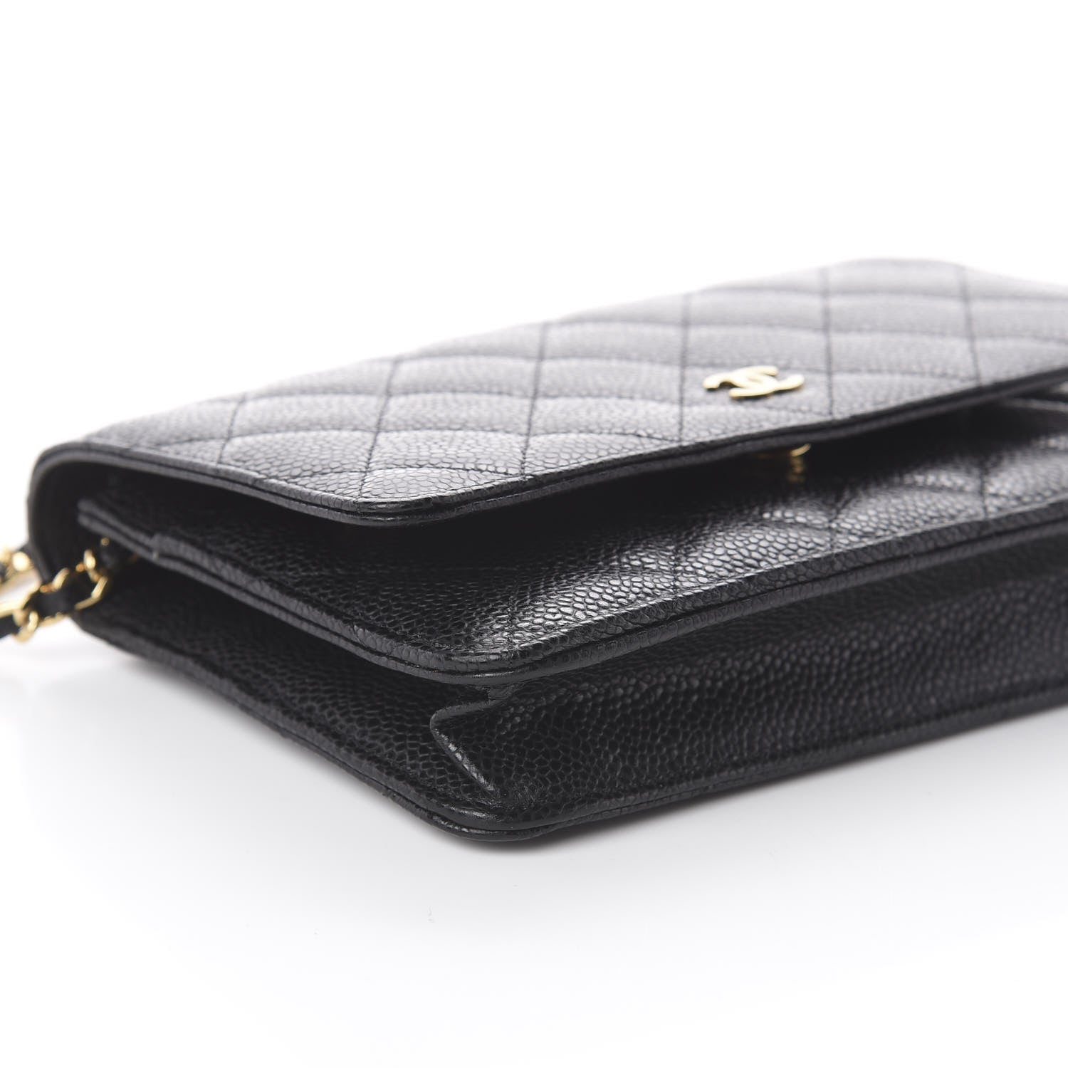 Chanel Caviar Quilted Wallet On Chain WOC Black 5 of 9