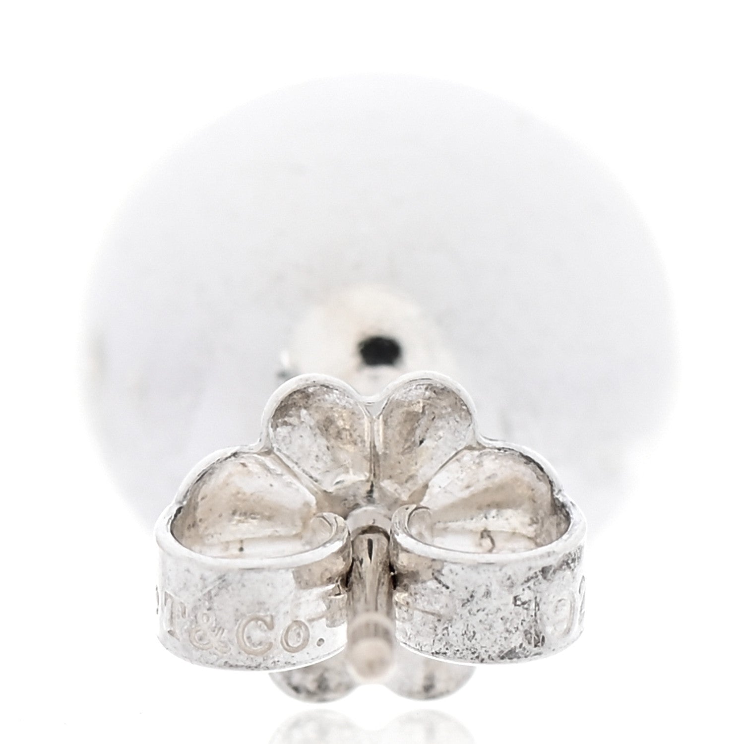 Tiffany Sterling Silver 10mm HardWear Ball Earrings 5 of 5