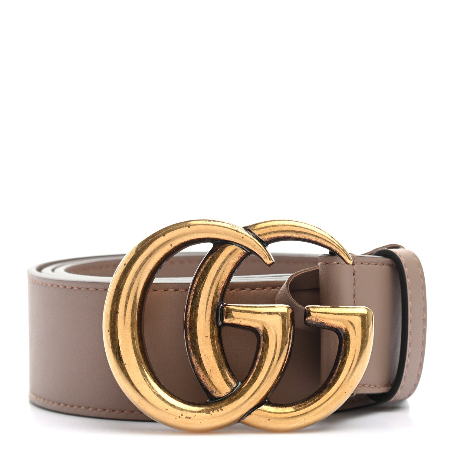 Gucci Calfskin Double G 40mm Belt 85 34 Porcelain Rose 1 of 5