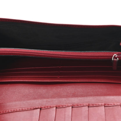 Gucci Soft Microguccissima Continental Wallet Red 5 of 7