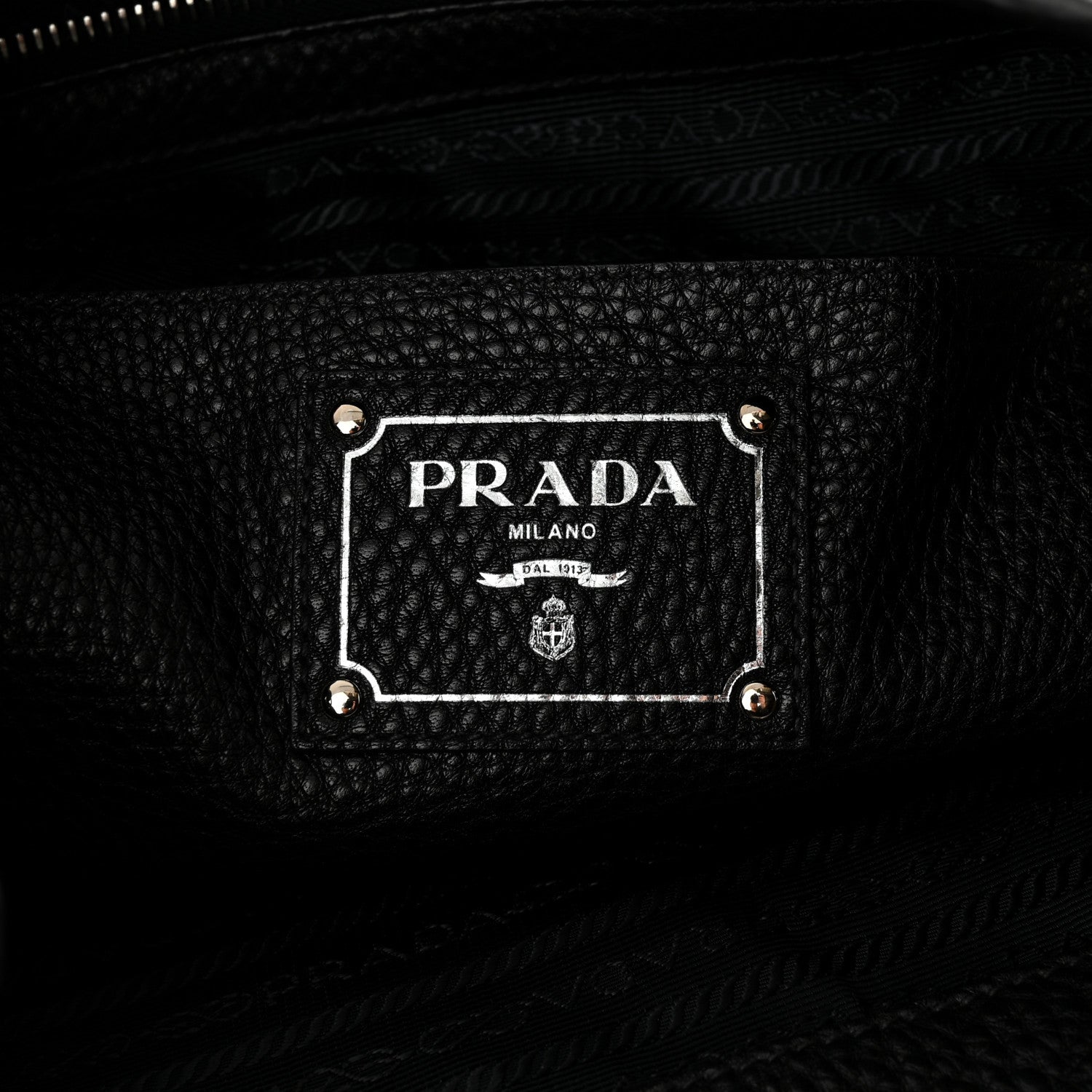 Prada Vitello Daino Hobo Black 6 of 11