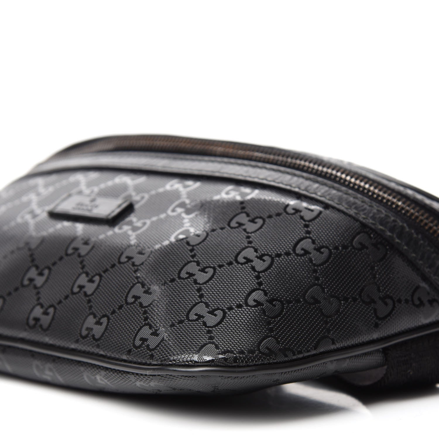 Gucci Imprime Monogram Belt Bag Black 7 of 10