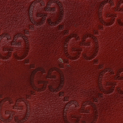 Gucci Guccissima Shoulder Bag Red 11 of 12