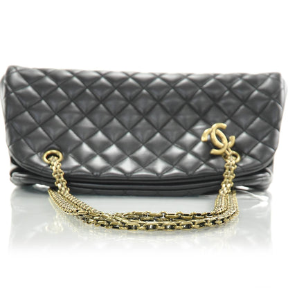 Chanel Lambskin Quilted Medium Just Mademoiselle Black 5 of 8