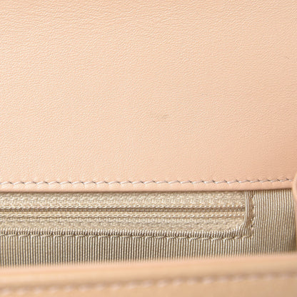Chanel Patent Goatskin Quilted New Medium Boy Flap Beige Clair 9 of 10