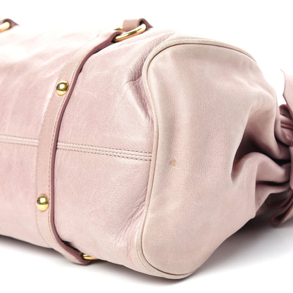 Miu Miu Vitello Medium Bow Bag Mughetto 8 of 9