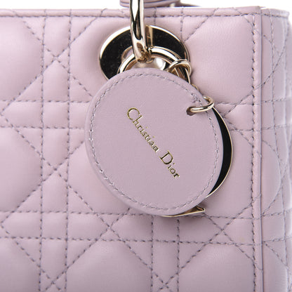 Christian Dior Lambskin Cannage Small Lady Dior Pink 11 of 12