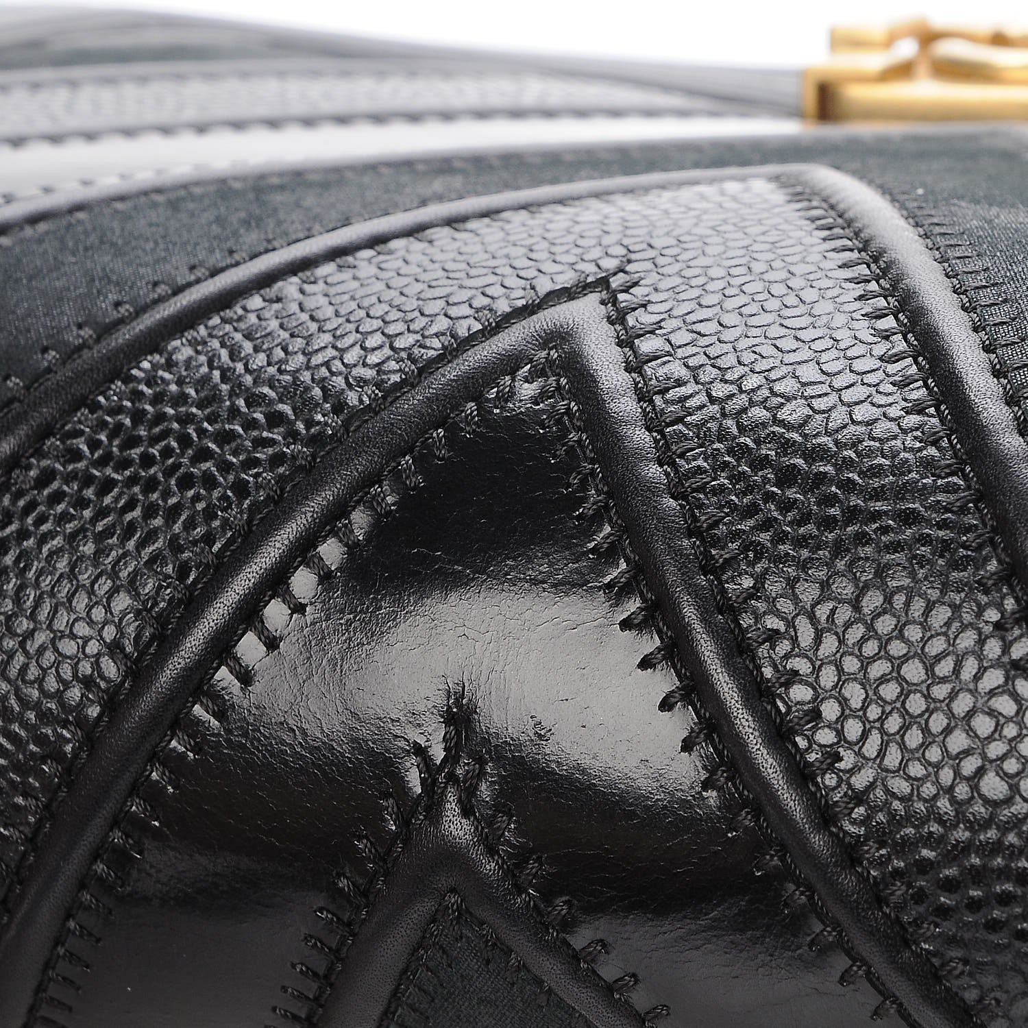 Chanel Caviar Suede Calfskin Chevron Medium Boy Flap Black 8 of 13