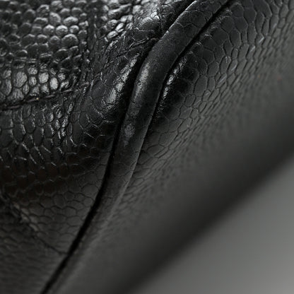 Chanel Caviar Quilted Medallion Tote Black 11 of 12
