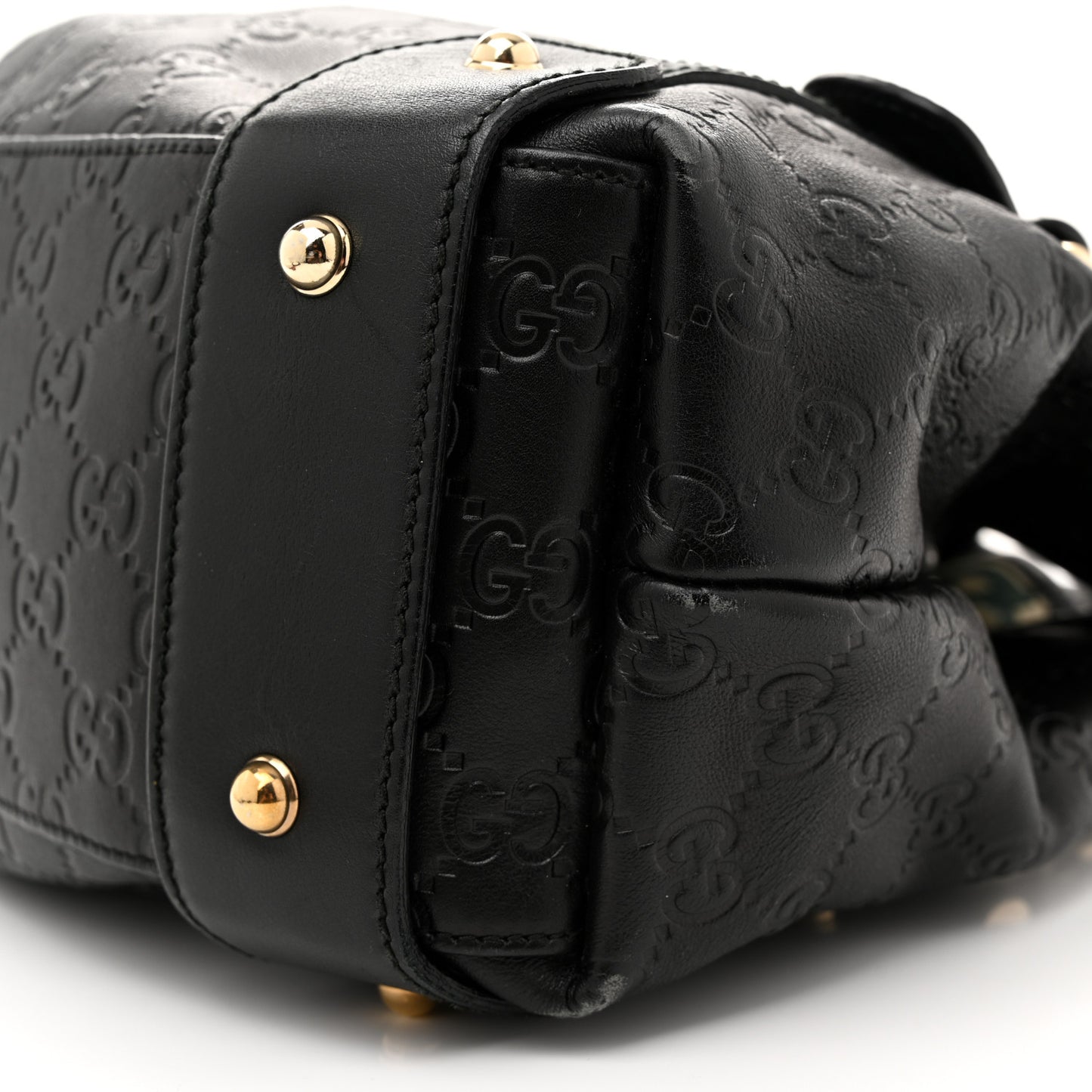 Guccissima Small Pelham Shoulder Bag Black
