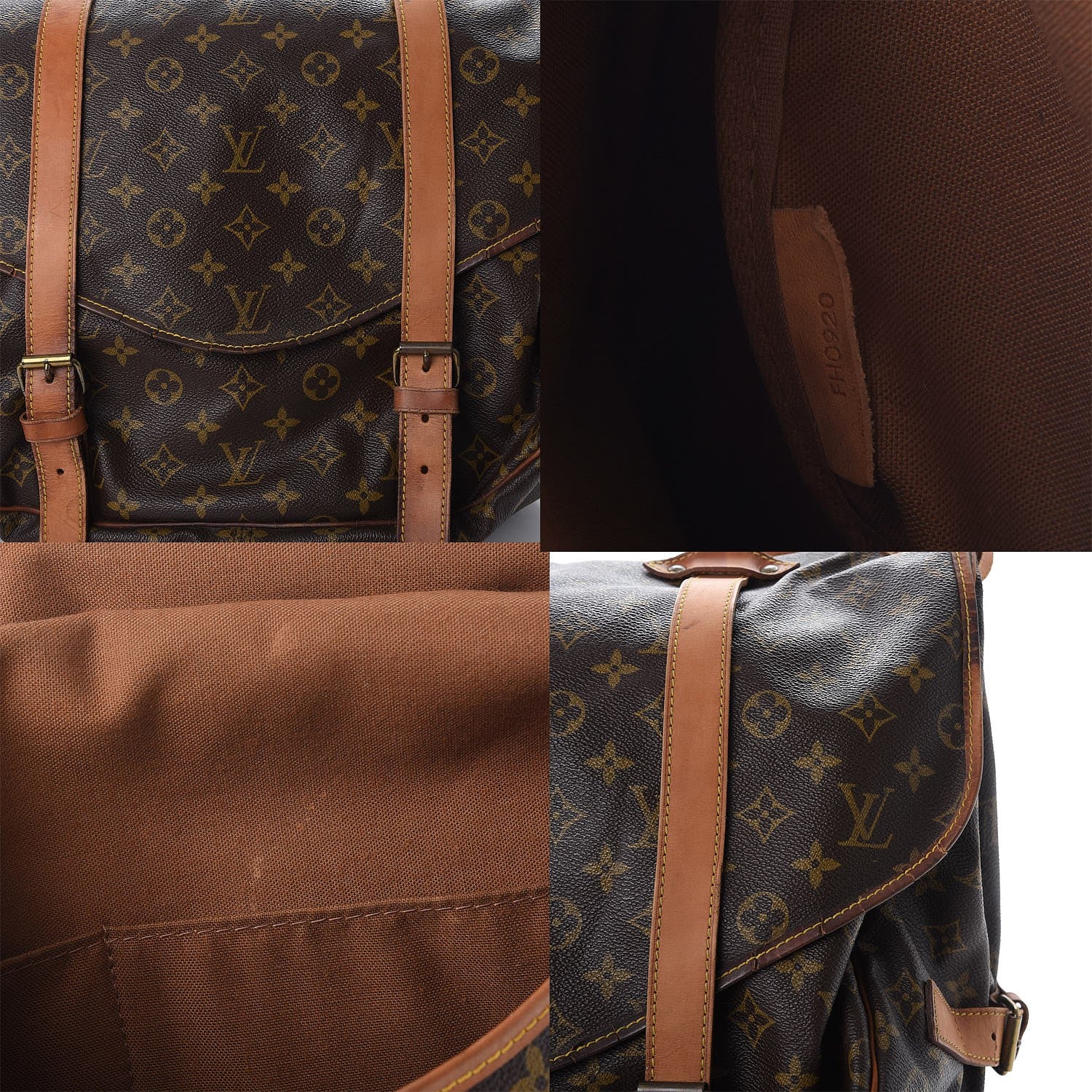Louis Vuitton Monogram Saumur 43 8 of 16