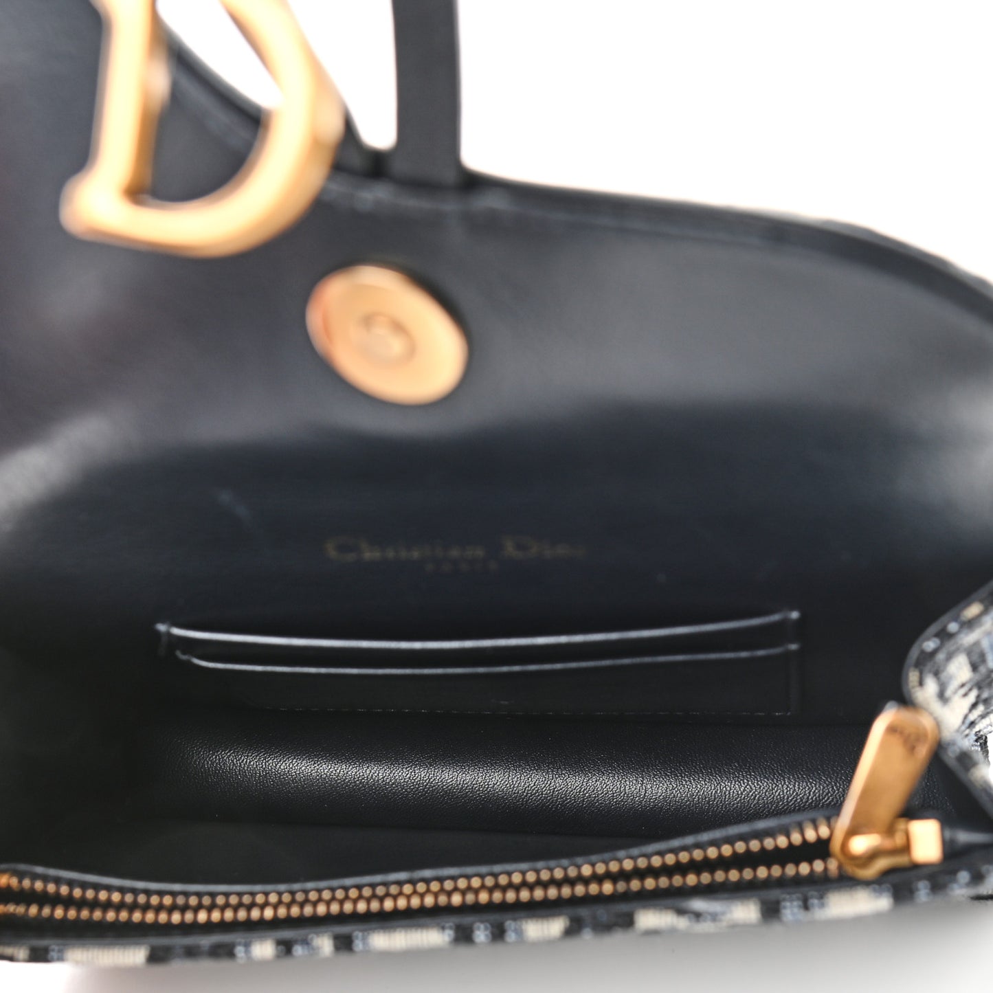 Oblique Saddle Belt Bag Blue