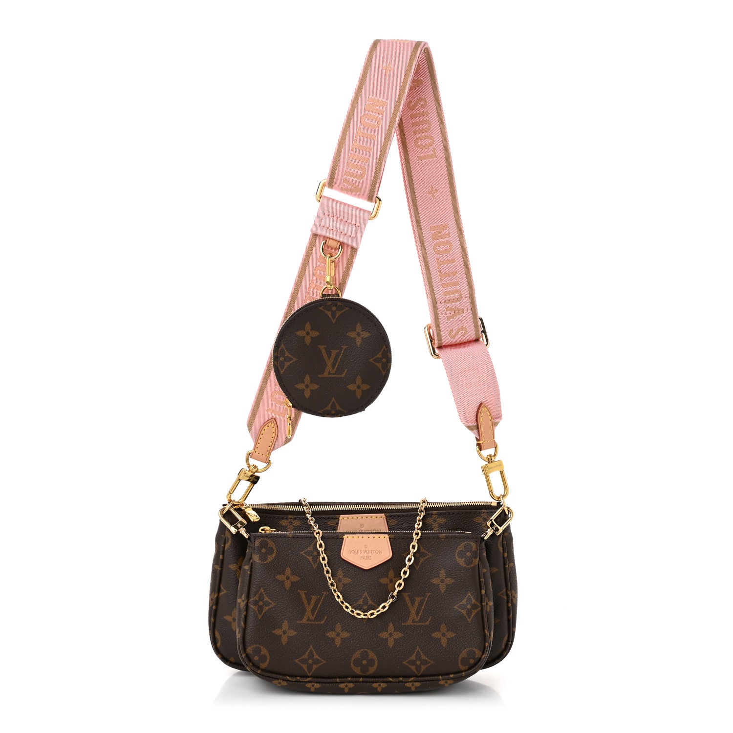 Louis Vuitton Monogram Multi Pochette Accessories Rose Clair 1 of 11