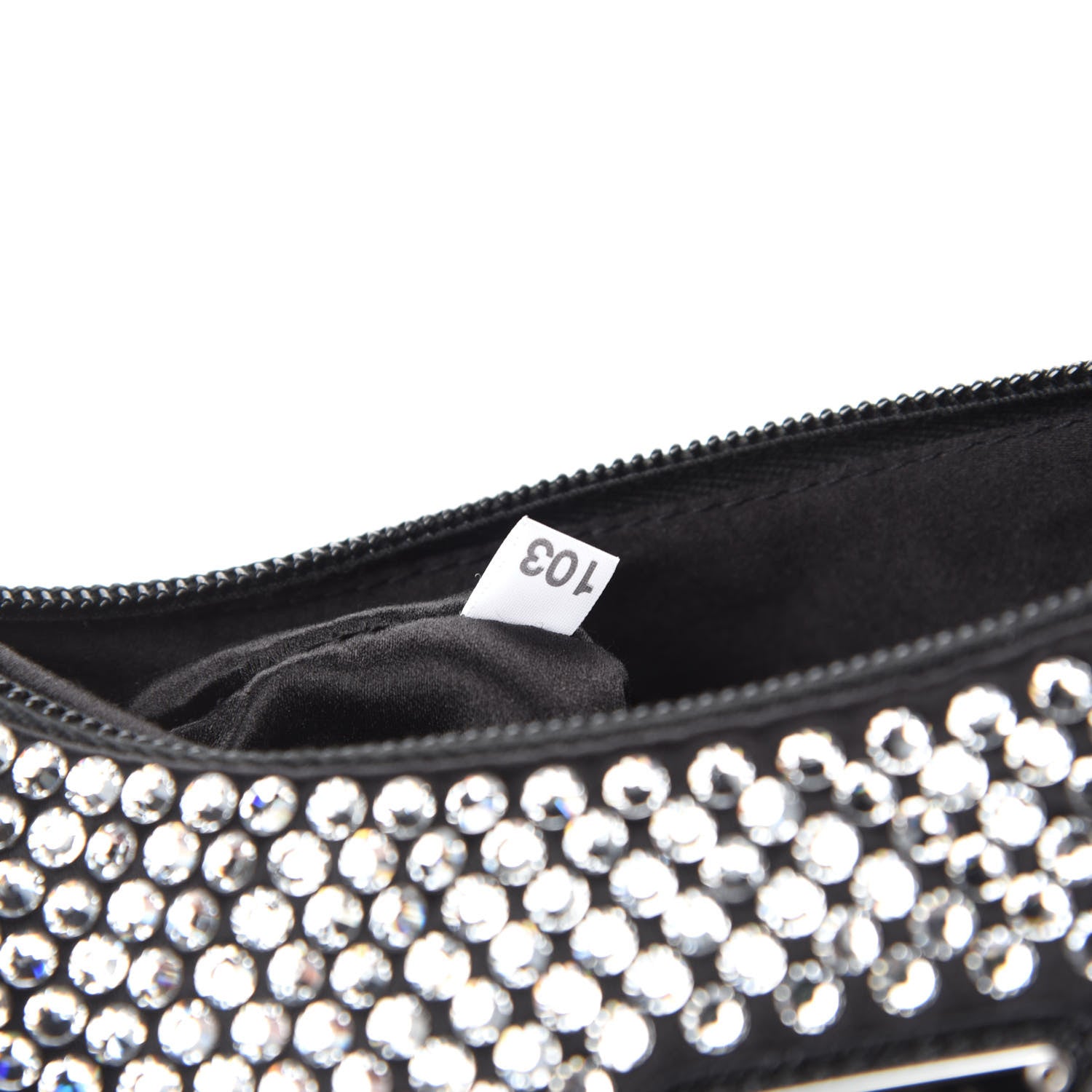 Prada Satin Crystal Mini Re-Edition 2000 Bag Cristal 9 of 11