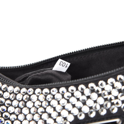 Prada Satin Crystal Mini Re-Edition 2000 Bag Cristal 9 of 11