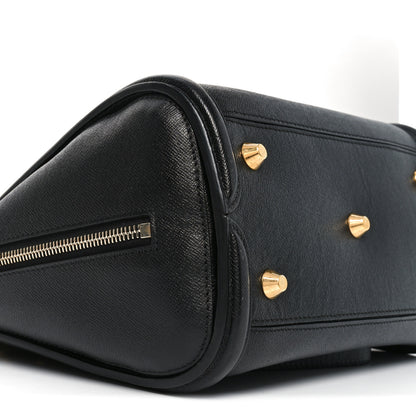 Alexander McQueen Grained Calfskin Large Heroine Black 8 of 9