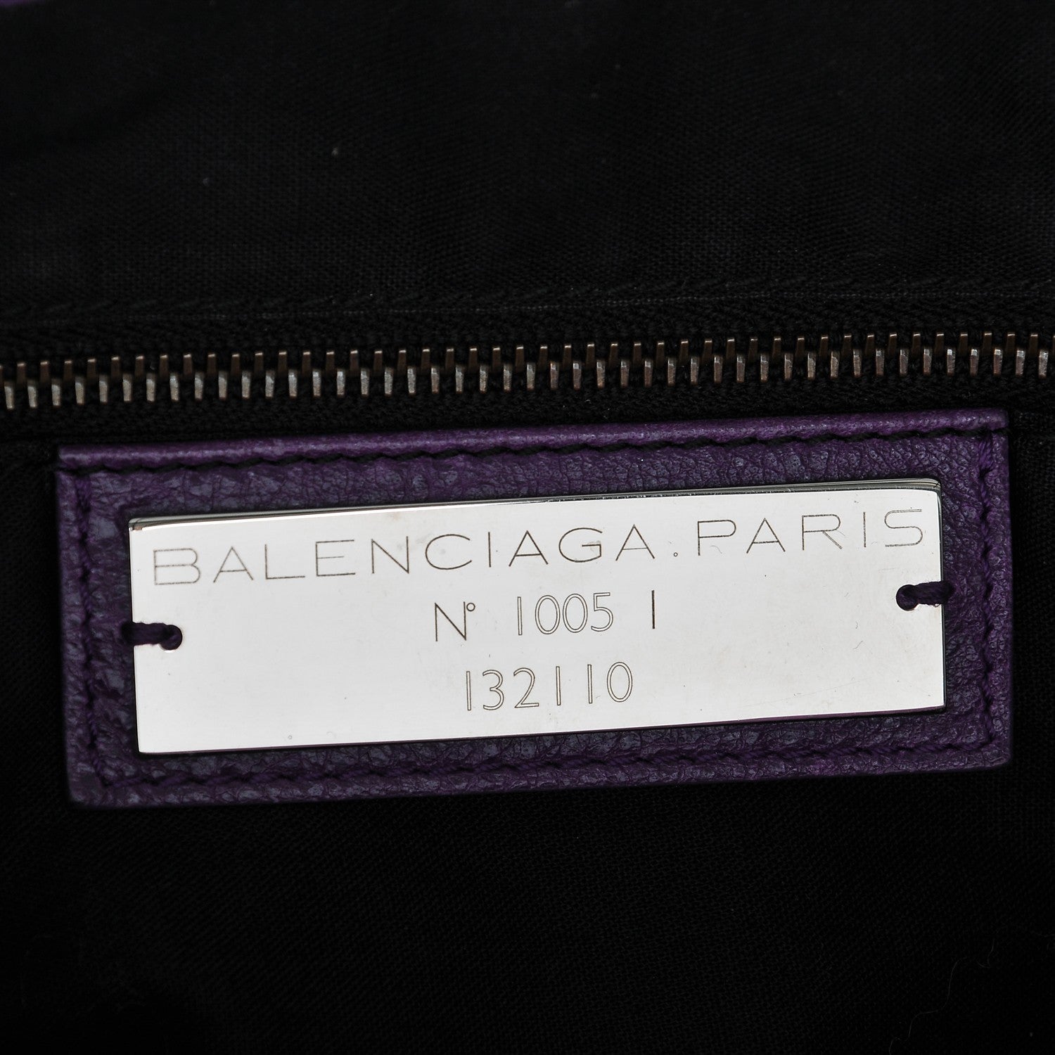 Balenciaga Agneau Classic Hardware Work Ultraviolet 6 of 7
