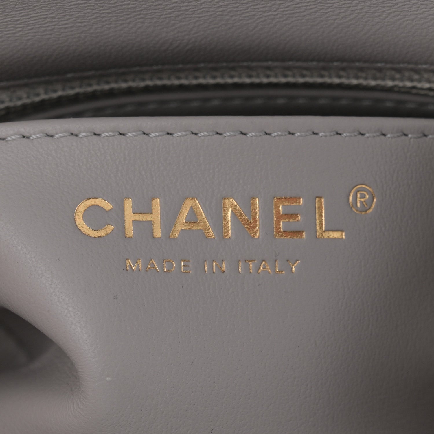 Chanel Lambskin Quilted Mini Pearl Crush Flap Light Grey 6 of 11