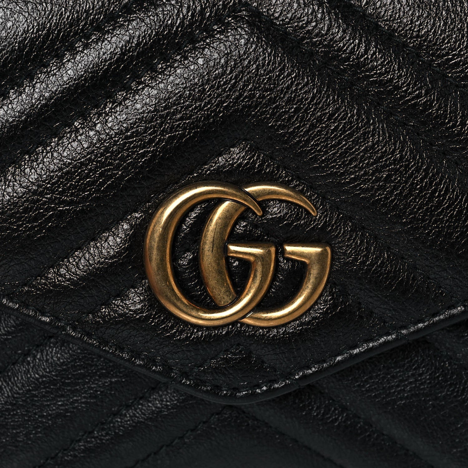 Gucci Calfskin Matelasse GG Marmont 2.0 Multi Belt Bag 85 34 Black 13 of 27