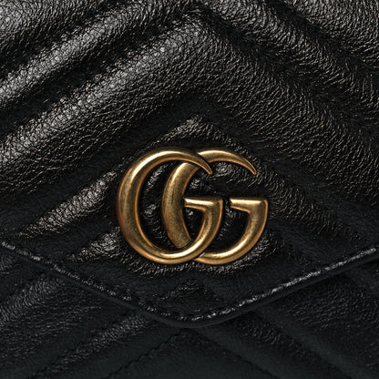 Gucci Calfskin Matelasse GG Marmont 2.0 Multi Belt Bag 85 34 Black 13 of 27
