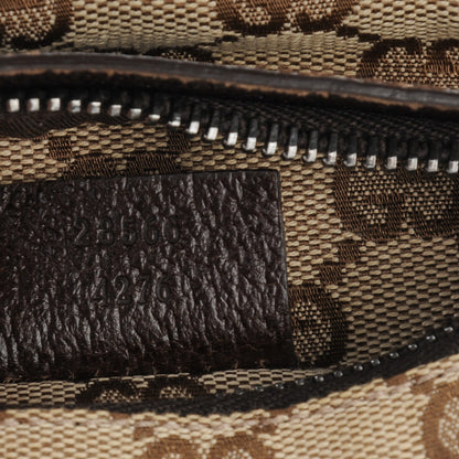 Gucci GG Monogram Double Pocket Belt Bag Dark Brown 7 of 7