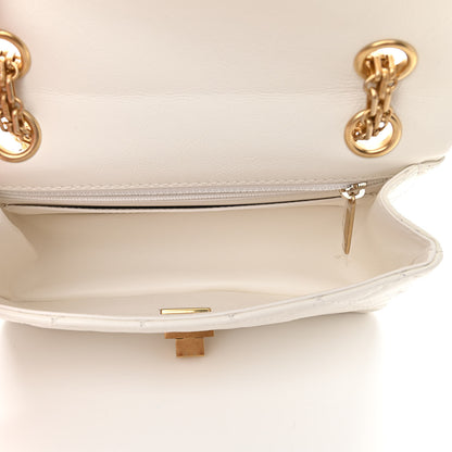 Chanel Aged Calfskin Quilted 2.55 Reissue Mini Flap White 5 of 11