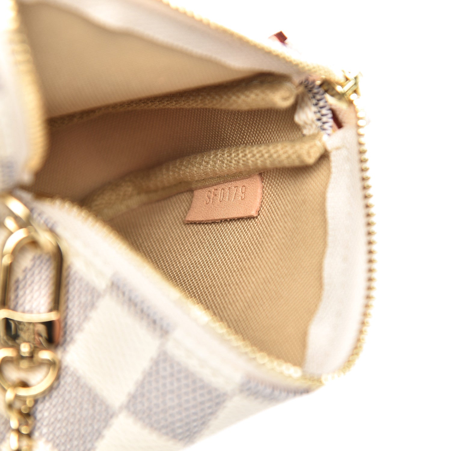 Louis Vuitton Damier Azur Mini Pochette Accessories 6 of 8