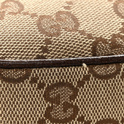 Gucci Monogram Medium Half Moon Hobo Dark Brown 11 of 11