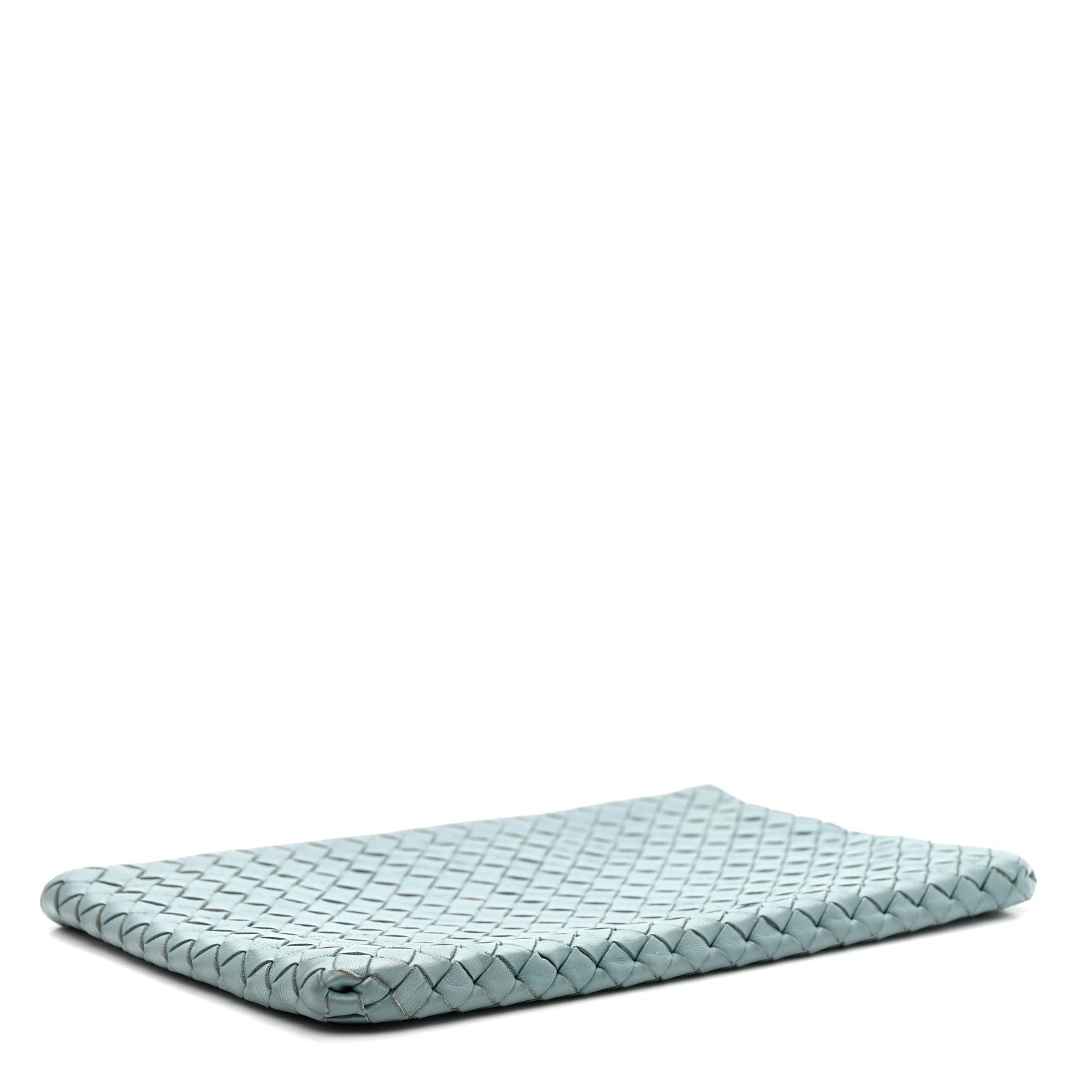 Bottega Veneta Nappa Intrecciato Zip Pouch Blue 4 of 7