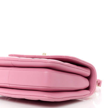 Chanel Lambskin Quilted Small Trendy CC Flap Dual Handle Bag Pink 13 of 14
