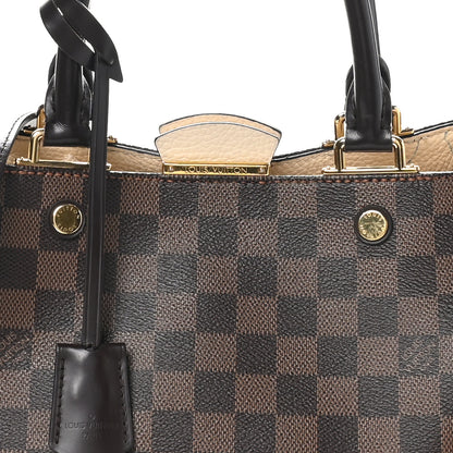 Louis Vuitton Damier Ebene Cuir Taurillon Brittany Creme 6 of 13
