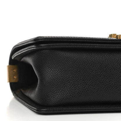 Chanel Caviar Quilted Medium Boy Flap Black 9 of 11
