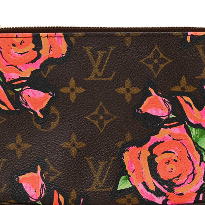 Louis Vuitton LOUIS VUITTON Monogram Roses Pochette Accessories Long Strap 8 of 12
